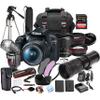 Canon EOS Rebel T7 Camera Bundle w/EF-S 18-55mm + 420-800mm Telephoto Lens + 128GB Extreme Speed Card, Camera Case, Tripod,TTL Speedlite, Spare Battery, Filters, More (Extreme Pro-Bundle) (Renewed) view 1