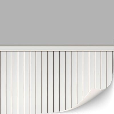 3 Sheets Self-Adhesive Wall Cladding for Dollhouse 1:12 Scale (Wood Paneled Wall (Gray))