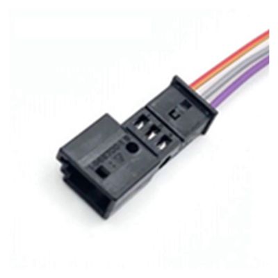 ARETV 3-pin car stereo connector wiring harness speaker plug compatibility 1-96870-1 1C0973119B(Color:3P Male,Size:5 Pcs)