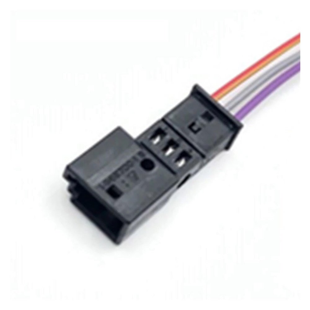ARETV 3-pin car stereo connector wiring harness speaker plug compatibility 1-96870-1 1C0973119B(Color:3P Male,Size:5 Pcs)