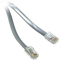 25ft RJ12 6P6C Modular Cable Straight