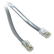 25ft RJ12 6P6C Modular Cable Straight
