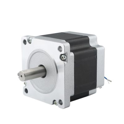 ESXSWYDR 34 Stepping Motor 450A D=12.7mm 14mm 2-Phase 4.5Nm 4.0A Drive 4-Lead Cable, Milling Machine Woodworking Engraving (Size : Milling Shaft 14mm)