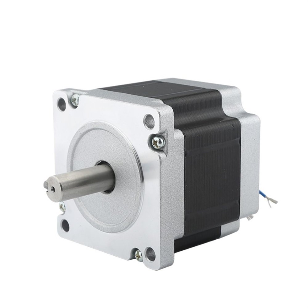ESXSWYDR 34 Stepping Motor 450A D=12.7mm 14mm 2-Phase 4.5Nm 4.0A Drive 4-Lead Cable, Milling Machine Woodworking Engraving (Size : Milling Shaft 14mm)