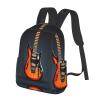 YQxwJL Orange Electric Guitars Printing Laptop Backpack Sports Backpack Travel Bag Casual Bag Work Daypack view 2