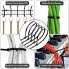 500Pcs Plastic Nylon Cable Ties Self-Locking Cord Ties Straps Adjustable Cables Fastening Loop Home Office Wire Zip Tie (Size : 3.0x100mm- Black) view 4