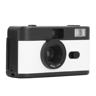 Yunseity 35MM Film Camera, Reusable Film Camera Retro Vintage Built in Flash Lightweight Film Camera Compatible with 35mm Color Negative or B W Film (Black and White)