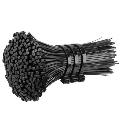 LuckQi Self-locking Plastic Nylon Tie Black 5x300mm Cable Tie Fastening Rings 8 * 500mm Cable Tie Zip Wraps Strap Nylon Cable Tie (Size : 8x500mm)