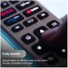 GE Rechargeable TV Remote Control, Universal Remote Control, Backlit Buttons, Samsung TV Remote Control Replacement for Smart TVs, Apple TV, Sony, Roku Replacement Remote, LG TV, 4-Device, 80984 view 4