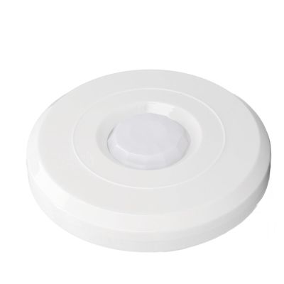 Brilluxa PIR Occupancy Sensor, Ceiling Mount Motion Sensor, 360 Degree Hard Wired Motion Sensor, 120V LED Compatible, Suitable for Closets and Pantries, Max Height 10ft