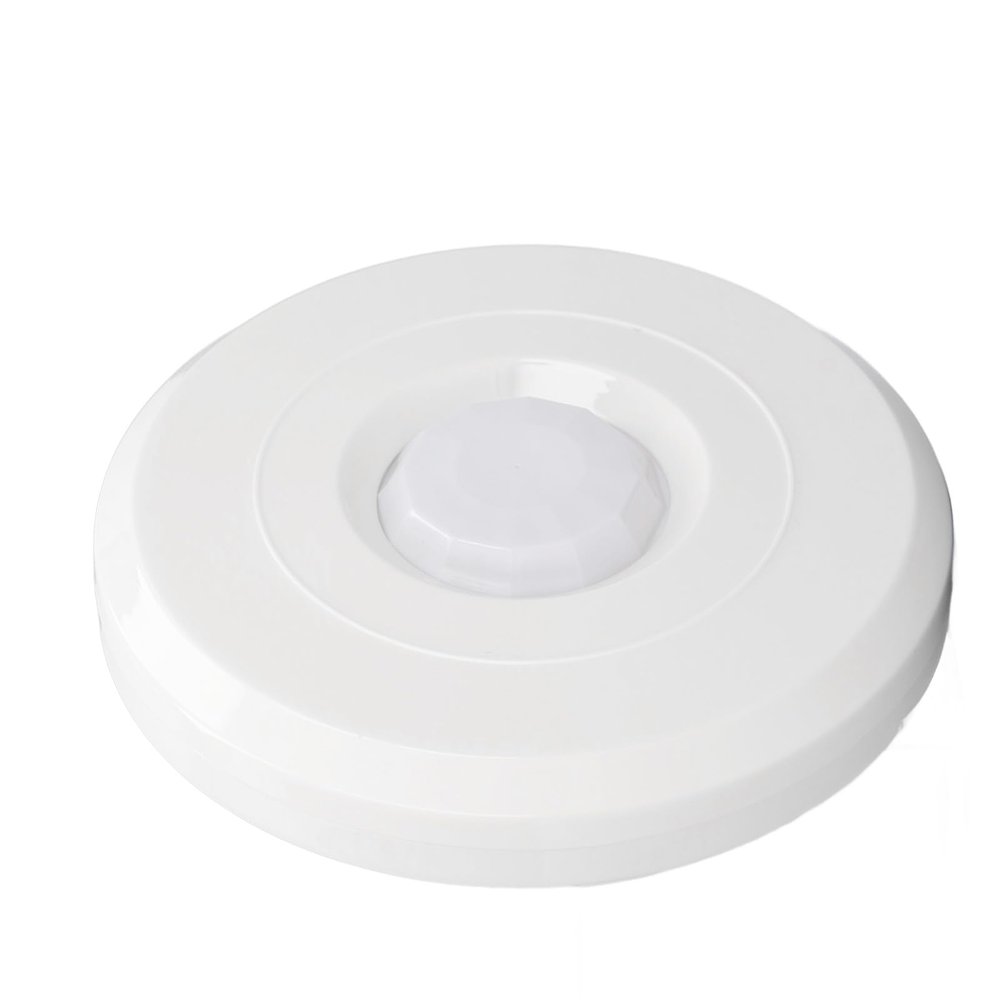Brilluxa PIR Occupancy Sensor, Ceiling Mount Motion Sensor, 360 Degree Hard Wired Motion Sensor, 120V LED Compatible, Suitable for Closets and Pantries, Max Height 10ft