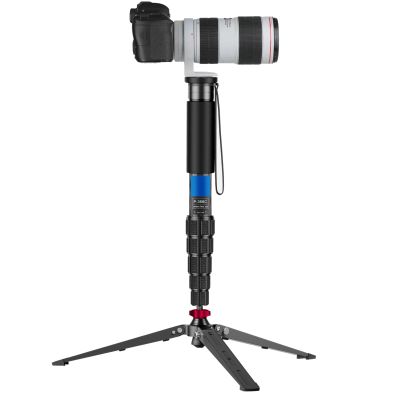 Carbon Fiber Camera Monopod, 6 Section Telescopic Camera Monopod, Anti Slip, Quick to Use with Soft Foam Handle for DSLR Photography, Live Streaming