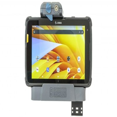 Gamber Johnson 7160-1801-20 Slim Full Port Replication Docking Station for Use with Zebra ET4X 8"" Rugged Tablet (Power Supply NOT Included), Black