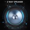 Asixxsix 2 Way Car Speakers, 2PCS 6.5 Inch Max Power 180 Watts 4 Ohm Bass Treble Audio Sound Speakers Universal Round Car HiFi Stereo Sound Speaker System with Horns for Most Cars, Asixxsixst8e542a0u view 2