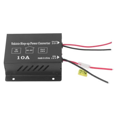 10A Step Up Converter Boost Voltage Regulator Module Car Power Supply Transformer 12V to 24V for Vehicle Modification Suitable for Car Audio LED Lights