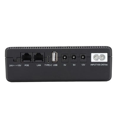 8800mAh Mini UPS Uninterruptible Power Supply with Multiple Outputs for Routers, Modems, Cameras (US Plug 100240V)