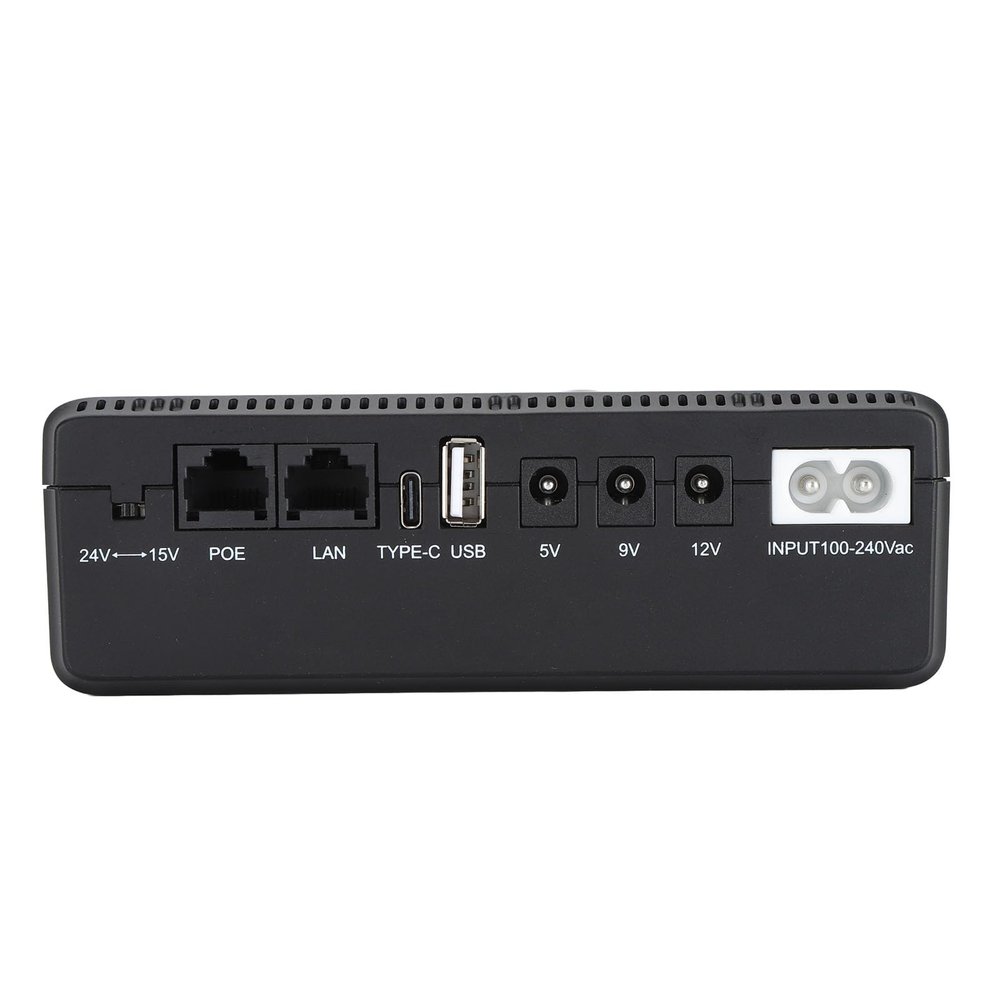 8800mAh Mini UPS Uninterruptible Power Supply with Multiple Outputs for Routers, Modems, Cameras (US Plug 100240V)