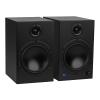 Dayton Audio M6 6-1/2" Powered Desktop Speakers with Bluetooth and USB DAC | Remote Included | 150W Peak Power | Pair (Black, 6.5in) view 1