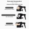 Jorixxy Super Clamp for Round Pipe Flat Surface,for Photography Studio Camera And Video Lighting Mounting,Multi-Function Studio Clip Mount (1 x Super Clamp) view 4