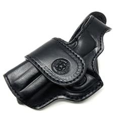 Bond Arms Leather Driving Holster LH Black w/Black Stitching Smooth Lined 3.5""