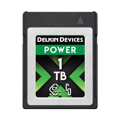 Delkin Devices 1TB CFexpress Type B 4.0 Memory Card for Digital Cameras | Ideal for Express Transfer of Images and Videos for Storage | 1TB Memory Card Storage