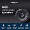 Autotek Street Machine 6.5 Inch 3-Way Car Audio Coaxial Speakers with Neo Mylar Soft Dome Tweeters for Crystal Clear Sound and Poly Cones, Pair view 2