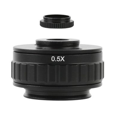 JOEBO Microscope Kit 1X 0.35X 0.5X C Mount Lens Adapter Adjustable Camera Installation C Mount Adapter Stereo Microscope Microscope Lens Adapters(Color:0.5X)