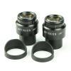 JOEBO Microscope Kit Stereo Microscope WF10X 23mm Wide Angle Eyepiece Diopter Adjustable with 30mm Diameter Microscope Lens Adapters(Color:1 PCS Green Coating) view 2
