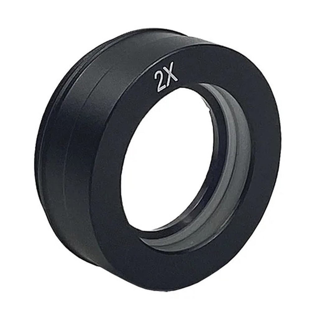JOEBO Microscope Kit 0.5X / 2.0X Barlow Auxiliary Lens for 10A 180X 300X C-Mount Lens Video Microscope Camera Microscope Lens Adapters(Color:2X)