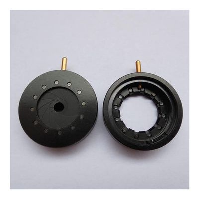 Joebo Microscope Kit 0.5-15mm Adjustable Optical Mechanical Iris Aperture Diaphragm Condenser Camera Modules Medium Diameter Iris Microscope Lens Adapters
