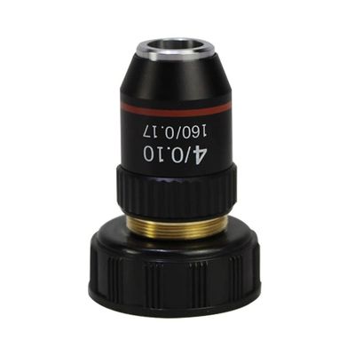 JOEBO Microscope Kit 4X 195 Microscope Objective Lens|DIN Standard 160/.17 | 20.2MM Interface | Lab Objective Lens for Compound Microscope Microscope Lens Adapters
