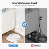 NTONPOWER Short Extension Cord 6 inch,Flat Outlet Extender with 3 AC Outlets 3 USB (1 USB-C) Mini Extension Cord Flat Wall Plug for Home Office view 2