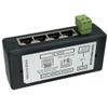 GZSHUNLI 1 Piece 4 Port POE Injector Four-Port Centralized POE Supply Box CCTV Surveillance IP Cameras Over Ethernet, Black, 500318112 view 1