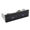GZSHUNLI USB3.2 Type-C Optical Drive Panel Black Optical Drive Panel 2X USB GEN2+2X Type-C 3.5-Inch 5.25-Inch HUB 19PIN to C-Port Front Back Plug, 500348691 view 3