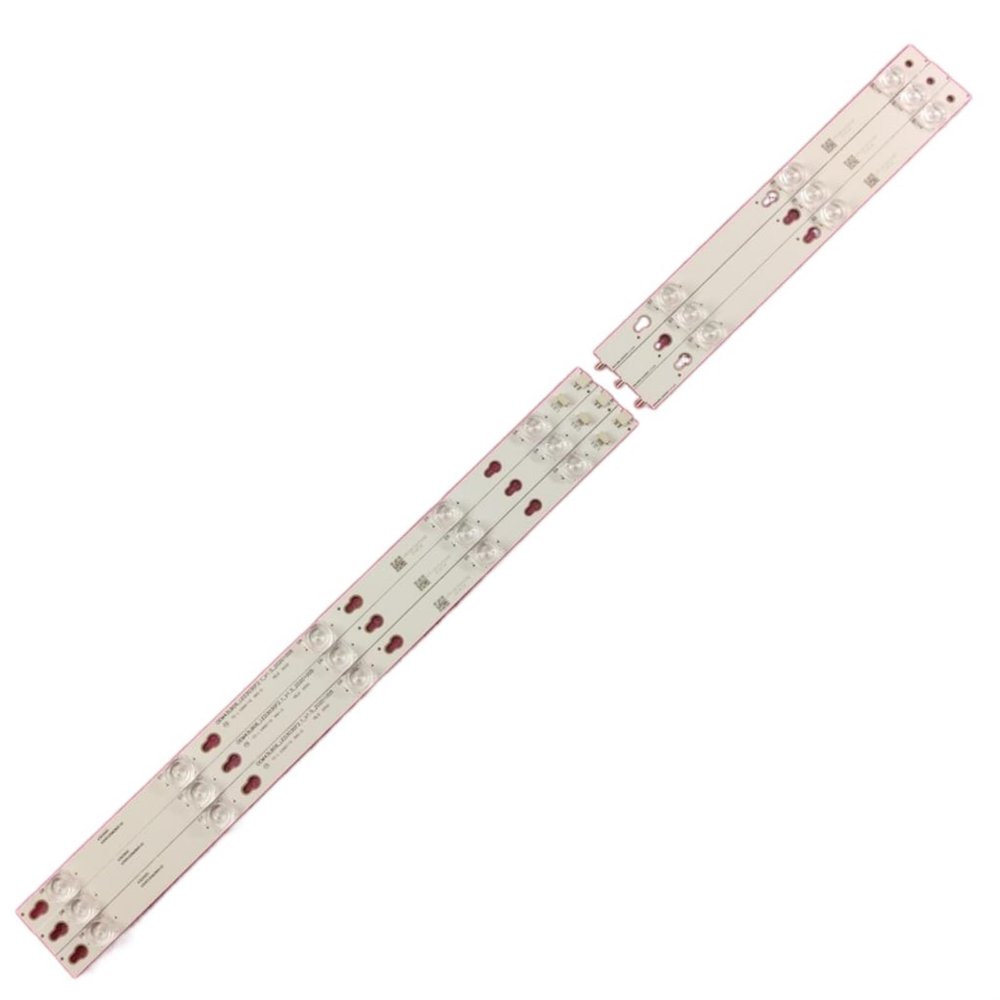 UFDIPLMY LED Backlight Strip 8 Lamp Compatible with 43" TV 43S303 43S305TABA DS-4C-LB4308-HR02J D43A810 L43F1B L43P1A-F 43HR330M08A2 V5 L43s4900fs(Color:3 Pieces for 1TV)