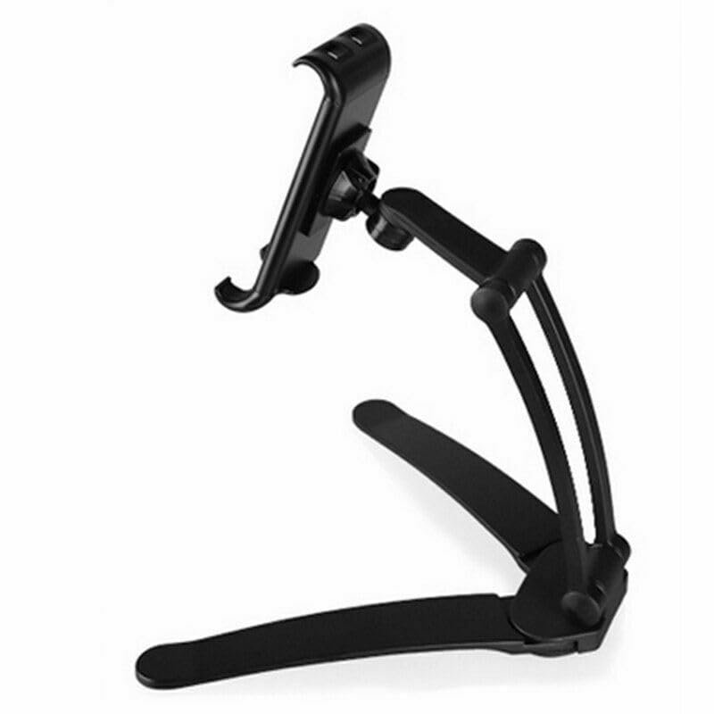 AVXANKTG Aluminum Kitchen Desktop Computer Phone Holder Floating Adjustable 5-15.6 inch Stand, Black