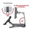 AVXANKTG Aluminum Kitchen Desktop Computer Phone Holder Floating Adjustable 5-15.6 inch Stand, Black view 3