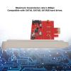Glomora Desktop PCI - E to M.2 SSD Expansion Card SATA3.0 Solid State Drive Riser Card Adapter for System Improvement Red, Glomora05yuecatno view 4