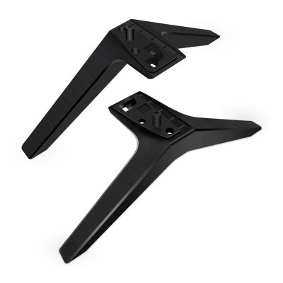 JFUDJKLI Bracket for LG TV Leg Replacement, TV Bracket Leg Suitable for LG 49 50 55 inch TV 50UM7300AUE 50UK6300BUB 50UK6500AUA Screwless and Durable, Black