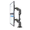 AVXANKTG H180 22-inch-32-inch Dual Monitor Desk Stand arm Gas Spring Full-Motion LCD TV Installation 2-12 kg Double arm clamp Bracket(Color:H180) view 2