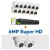 ONWOTE 16 Channel 12MP NVR Security Camera System 4TB (14) Wired PoE IP Cameras view 1