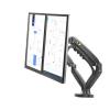 AVXANKTG F160 Gas Spring 17"-27" 30" Dual Monitor Stand Arm Desktop 360 Rotating Computer Stand 2-9KG Monitor Stand USB3.0 Port(Color:with Cable Cover) view 2