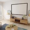 NIERBO Double Layer Projector Screen 180 inch 16:9 Portable Projection Movie Screen 3D with Less Light Transmission for Home Theater Outdoor Indoor Office with 20 Nails view 2