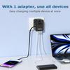 FOVAL European Travel Plug Adapter, Universal Travel Adapter with Retractable USB C Cable, All-in-one International Power Adapter for Europe Italy UK US AUS (35W) view 4