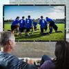 Projector Screen Outdoor 150 200 inch 300 inch White Cloth Material 180 250 inch Optional 16:9/4:3 for LED proyector (Size : 120 inch) view 2
