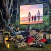 Projector Screen Outdoor 150 200 inch 300 inch White Cloth Material 180 250 inch Optional 16:9/4:3 for LED proyector (Size : 120 inch) view 3