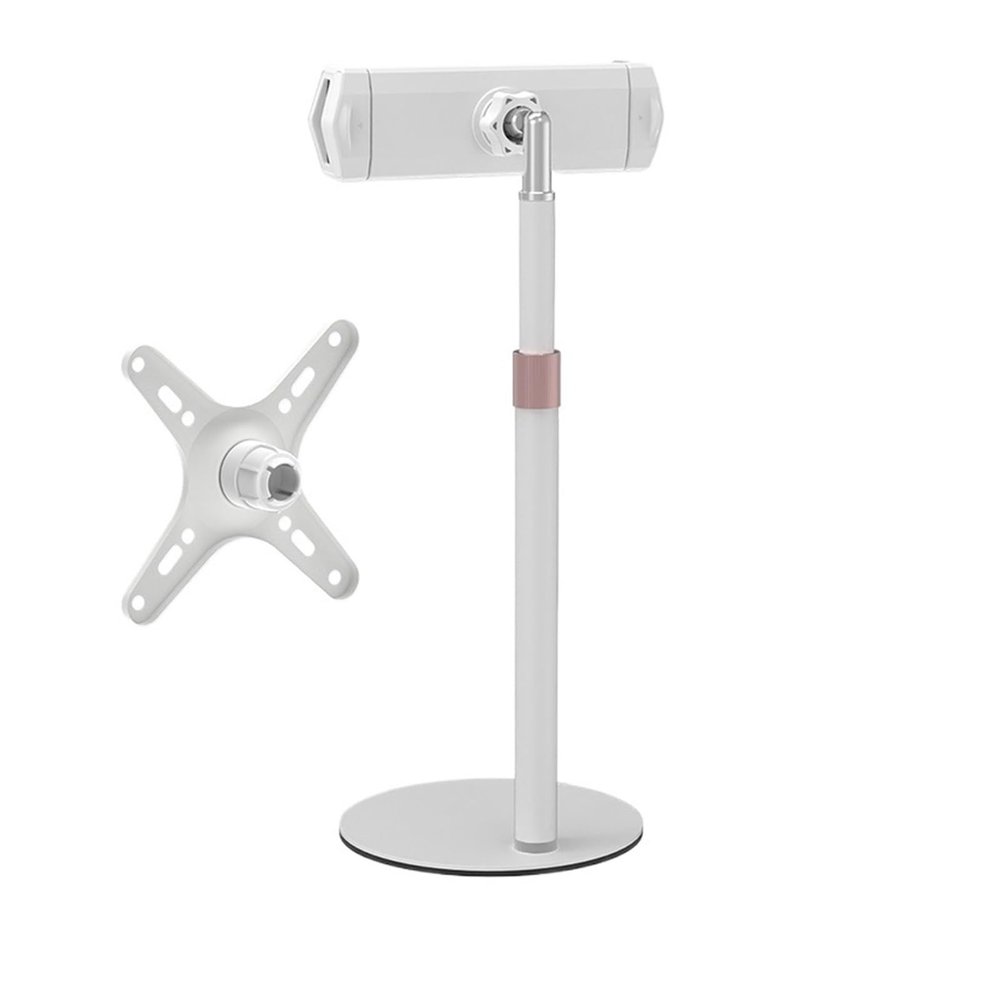 AVXANKTG VESA Monitor Desktop Mount Single Monitor Stand Free-Standing Suitable for 13-inch to 18-inch Computer Screens, Height Adjustable(Color:2 in 1-White)