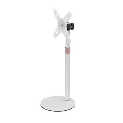 CUFTOBJM VESA Monitor Desktop Mount Single Monitor Stand Free-Standing Suitable for 13-inch to 18-inch Computer Screens, Height Adjustable(Color:Vesa-White)