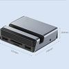 USB C Hub Type-C Docking Station Type-C to 4K HDMI-Compatible PD SD/TF Card Reader RJ45 Phone Holder Stand view 2