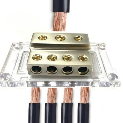 1pcs One Out of Four Ground Box Automotive Electronic Parts Cable Power Ground Distribution Block Car Hub Car Junction Box